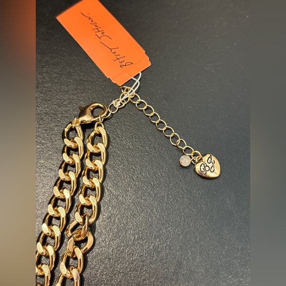 NWT Betsey Johnson Black Cat Pink Pumpkin Necklace Halloween - Picture 4 of 7